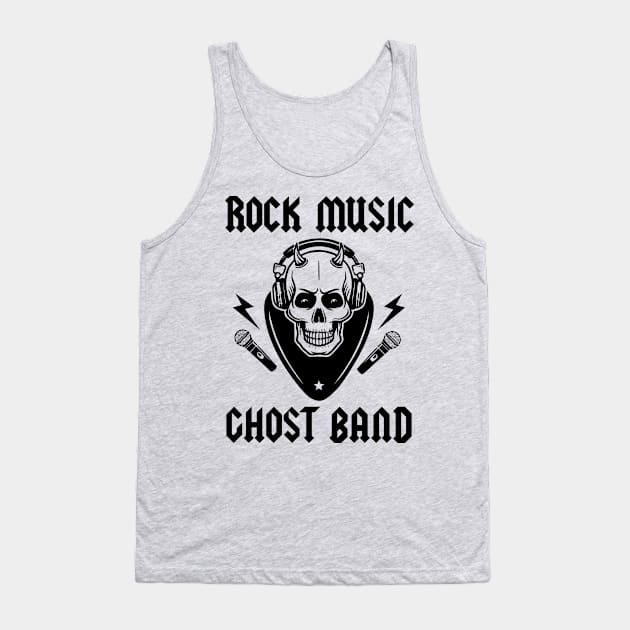 Ghost Band Tank Top by GO WES